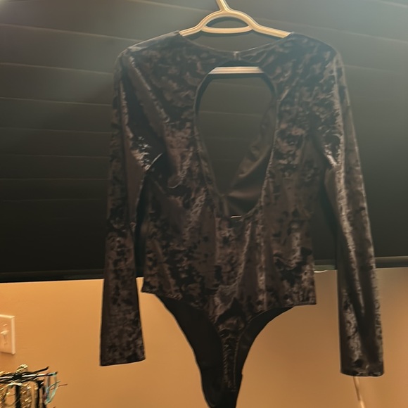 Victoria's Secret Tops - NWOT Victorias Secret velvet bodysuit